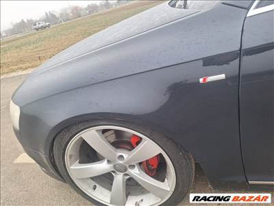 Audi A6 (C6 - 4F) LZ5D Facelift bal első sárvédő 