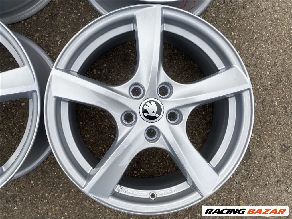 4db Borbet 17" Skoda alufelni. (3711) 2. kép