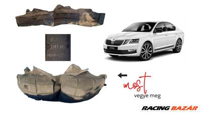 Skoda Octavia 3 jobb hátsó belső sárvédő  5e0853834a