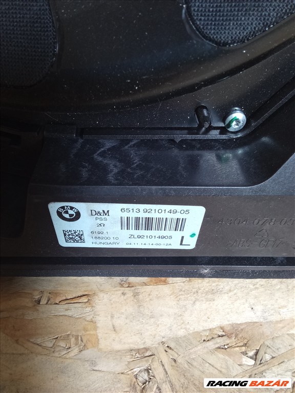 BMW 3-as sorozat F30 hangszóró mély bal 9210149 2. kép