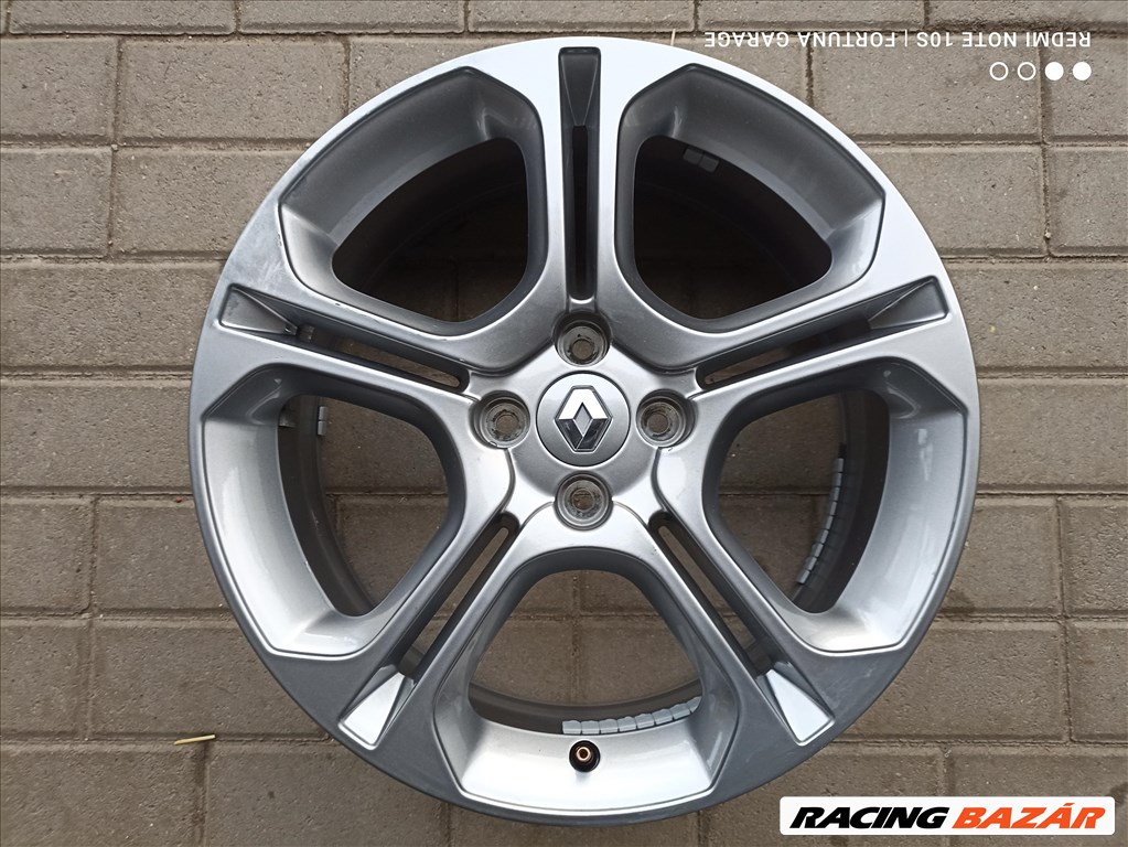 4x100 17" Renault használ alufelni garnitúra 6. kép
