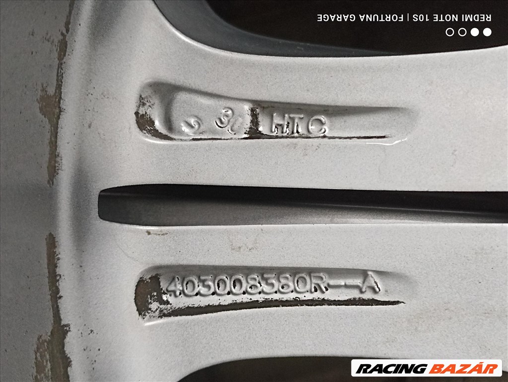 4x100 17" Renault használ alufelni garnitúra 8. kép