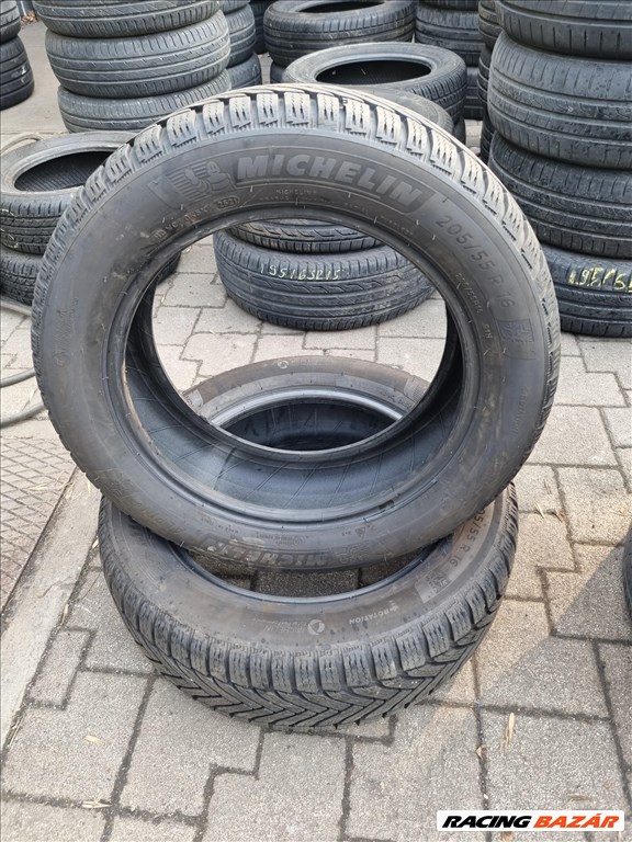  205/5516" újszerű Michelin Alpin 6 téli gumi 2db  2. kép