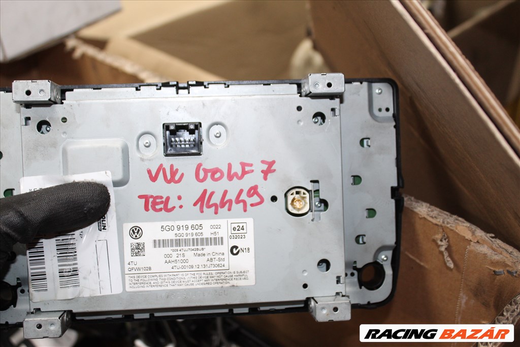 Volkswagen Golf VII  2012-  rádió 5G0919605 2. kép