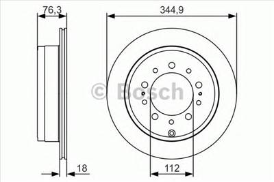 BOSCH 0 986 479 R32 - féktárcsa LEXUS TOYOTA TOYOTA (FAW)