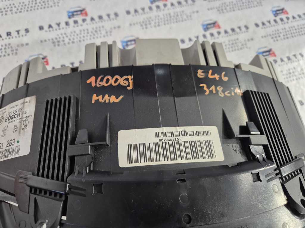 BMW E46 318ci négyhengeres benzines km óra óracsoport - coupe 4. kép