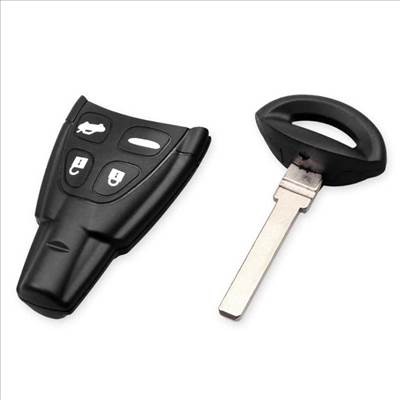 Saab 4 gombos kulcs, kulcsház