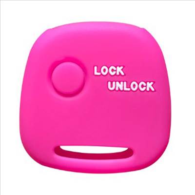 Suzuki kulcs szilikon tok 1 gombos - Pink