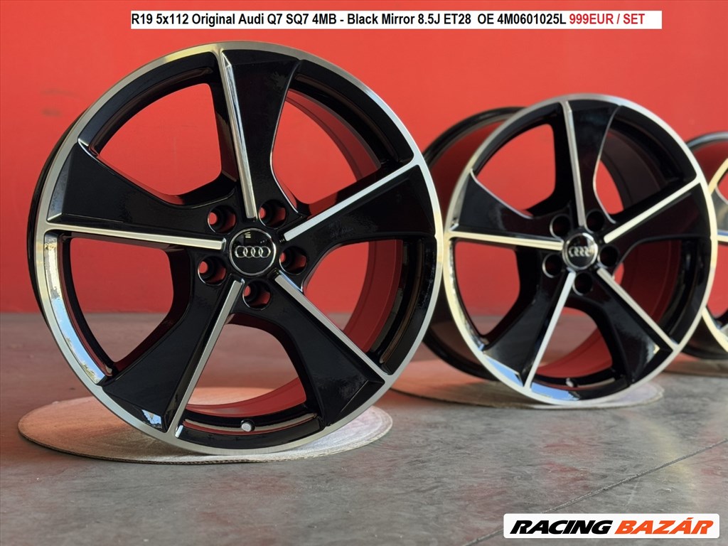R19 5x112 Original Audi A4 A5 A6 A7 A8 S4 S5 S6 S7 S8 Q5 Q7 alufelnik felnik 1. kép