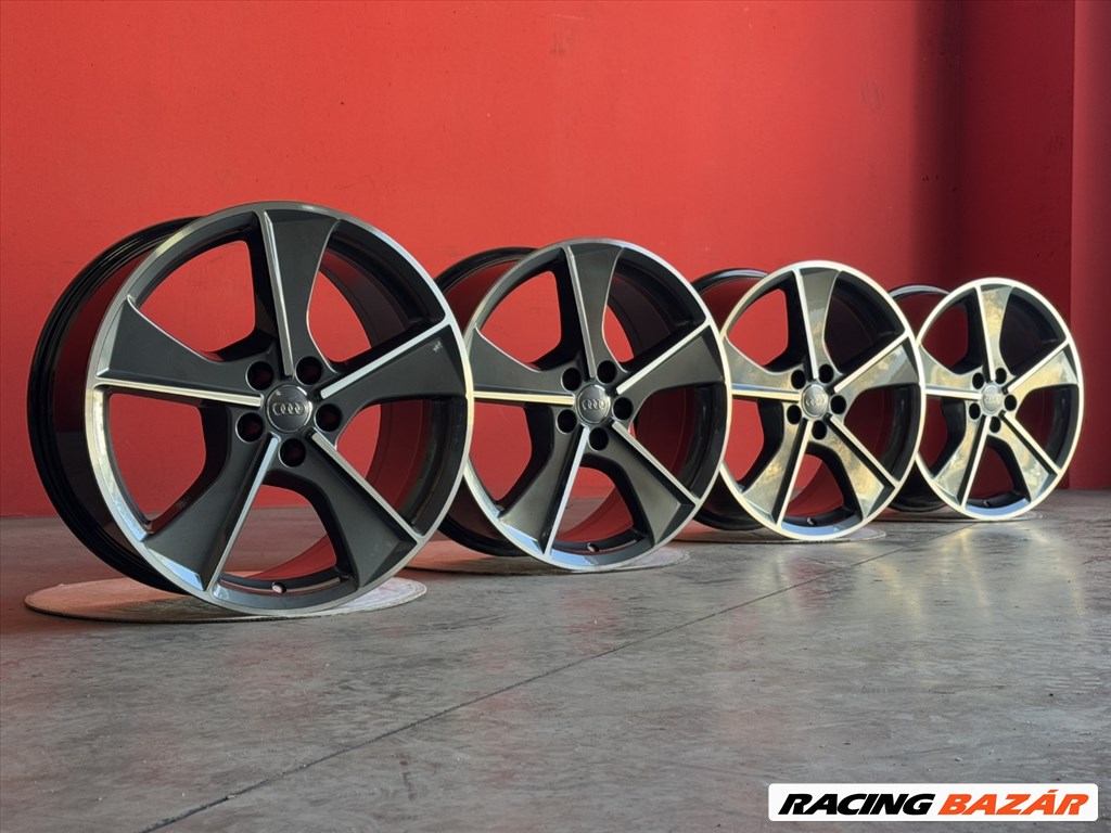 R19 5x112 Original Audi  Q7 SQ7 8.5J ET28  Antracit Mirror OE 4M0601025L 3. kép