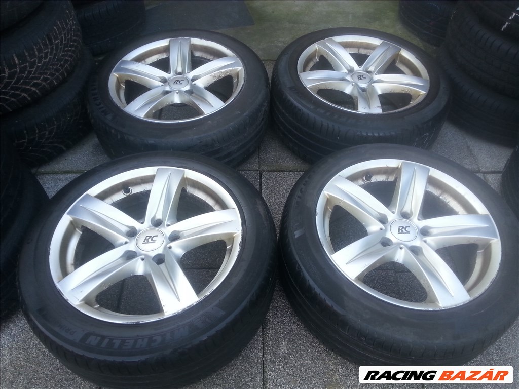  5x120 BMW alufelni, rajta 225/50R17 Michelin nyári gumi  2. kép