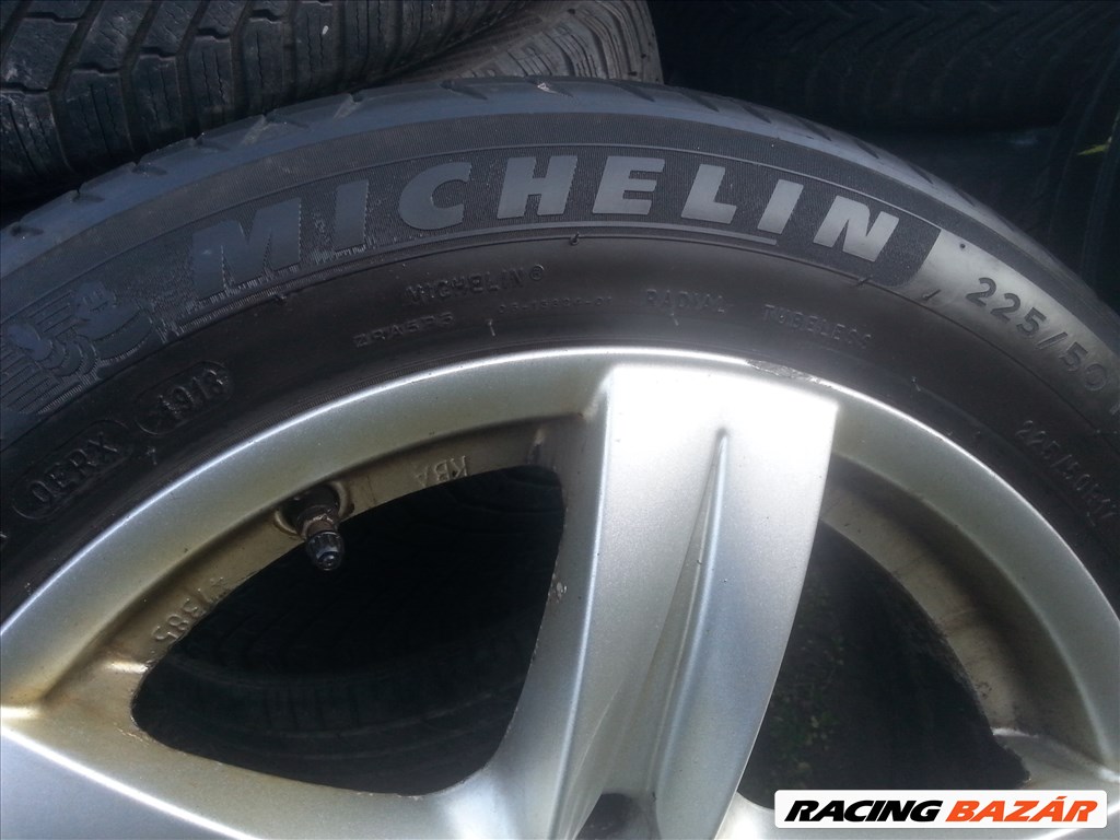  5x120 BMW alufelni, rajta 225/50R17 Michelin nyári gumi  3. kép