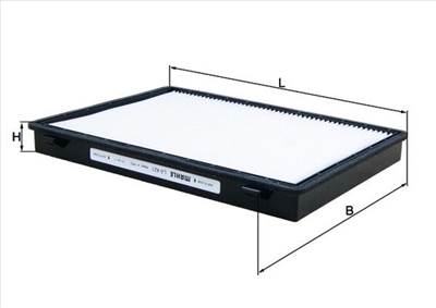 MAHLE LA 42/1 - pollenszűrő CHEVROLET DAEWOO HOLDEN MERCEDES-BENZ OPEL VAUXHALL