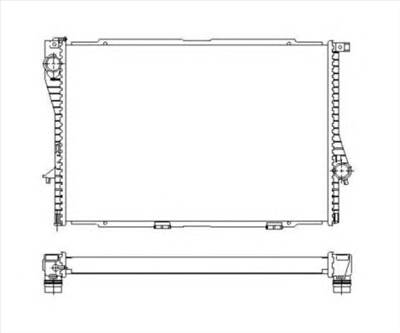 NRF 55322 - Vízhűtő (Hűtőradiátor) ALPINA BMW