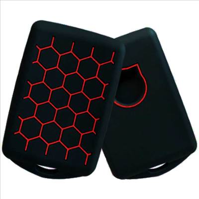 Volvo kulcs szilikon tok 1 gombos Fekete