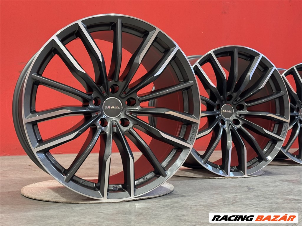 R21 5x120 (74,1) MAK RAPP GUN MET-MIRROR FACE  BMW X5 X6 kétszéles alufelnik 2. kép