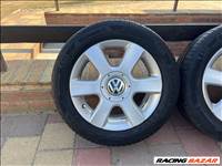 16” 5x112 VW Touran, Golf, Jetta stb gyári alufelni szett újszerű nyárigumikkal!