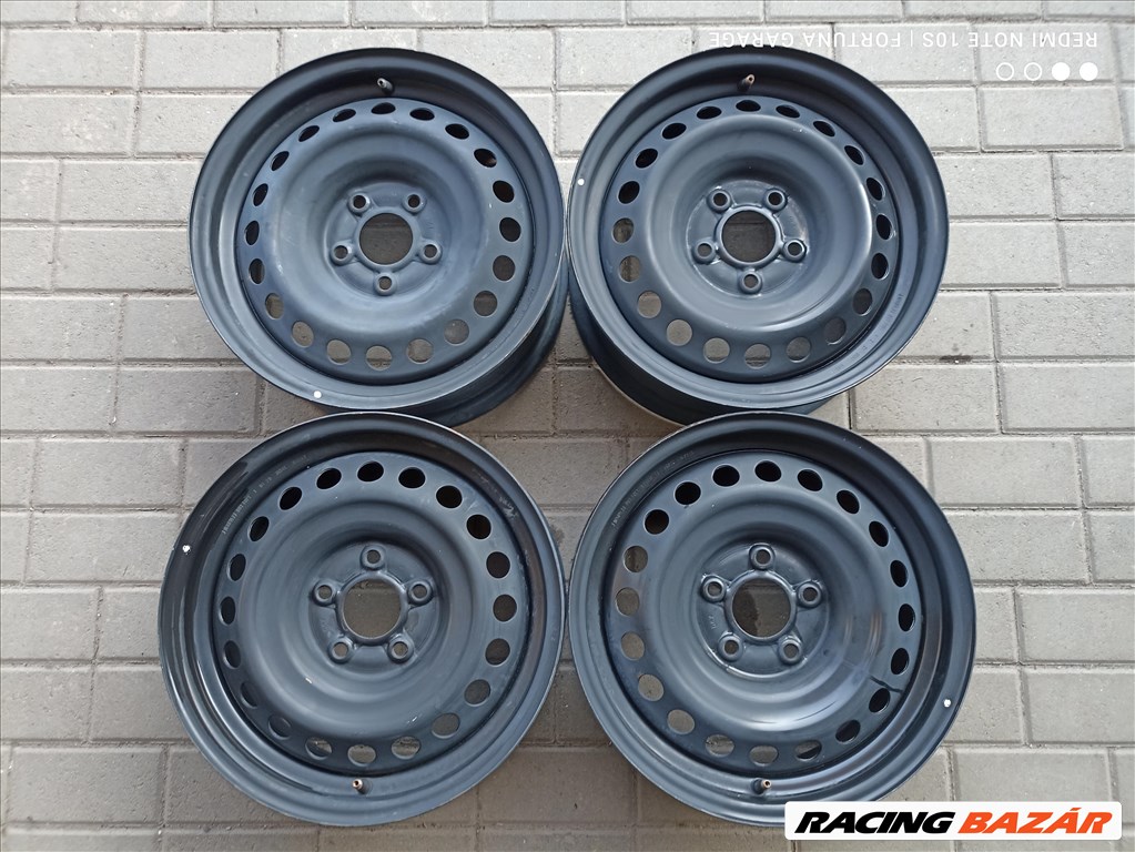 5x114,3 16" Nissan újszerű lemezfelni garnitúra (R603) 1. kép