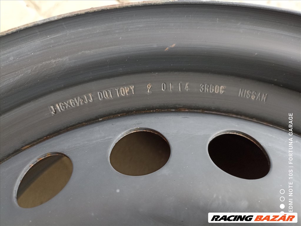5x114,3 16" Nissan újszerű lemezfelni garnitúra (R603) 7. kép