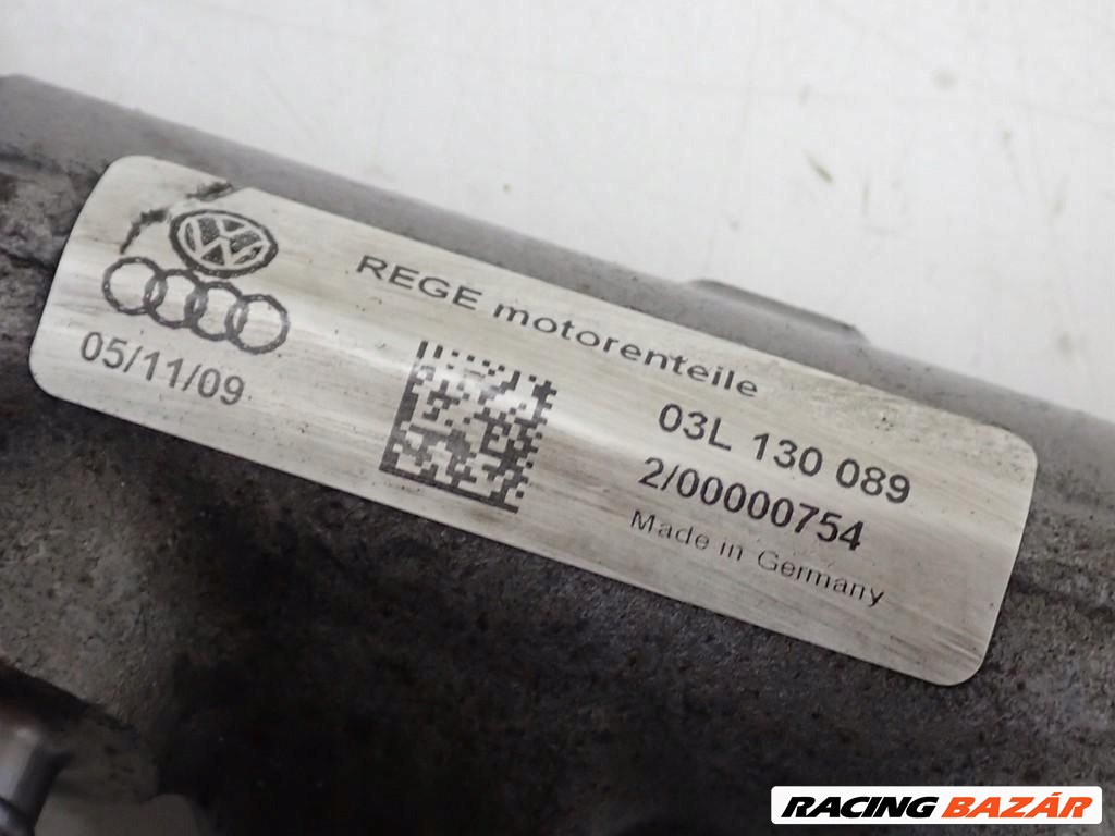 Volkswagen Tiguan I 2.0 TDI CBA railcső, nyomásszabályzó szelep 03l130089 057130764h 3. kép