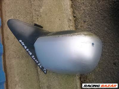 Skoda Octavia I 2000, ezüst jobb első visszapillantó tükör  elektromos    1U1 857 502 C 1u1857502c