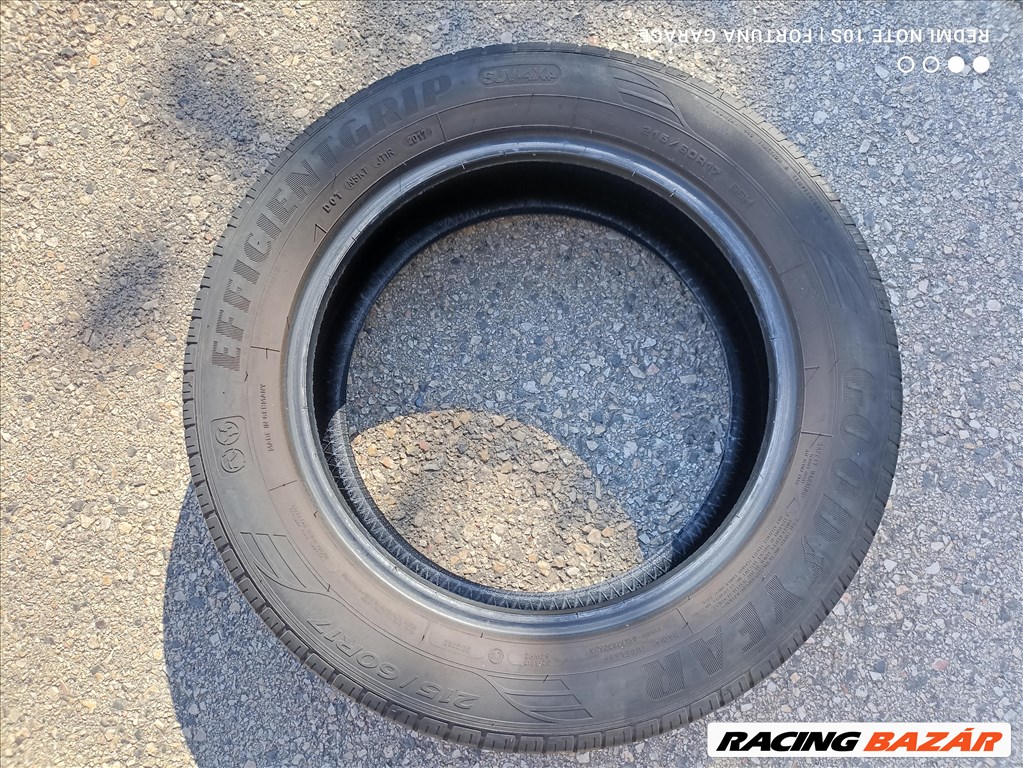 215/60 R17" Goodyear használt nyári garnitúra 3. kép