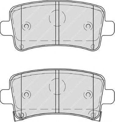 FERODO FDB4209 - fékbetét CHEVROLET OPEL SAAB VAUXHALL