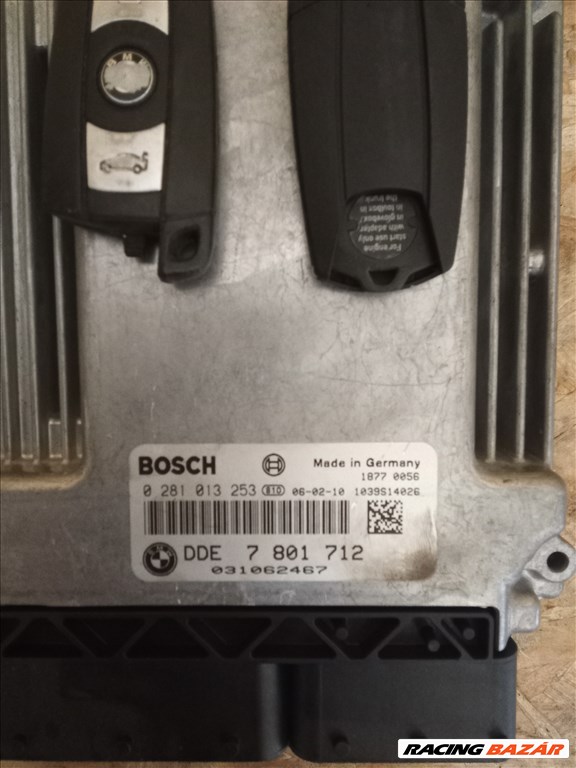 BMW 5-ös sorozat E60/E61 indítószett, motorvezérlő 306d3 7801712 2. kép