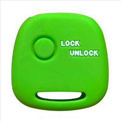 Suzuki kulcs szilikon tok 1 gombos - Zöld