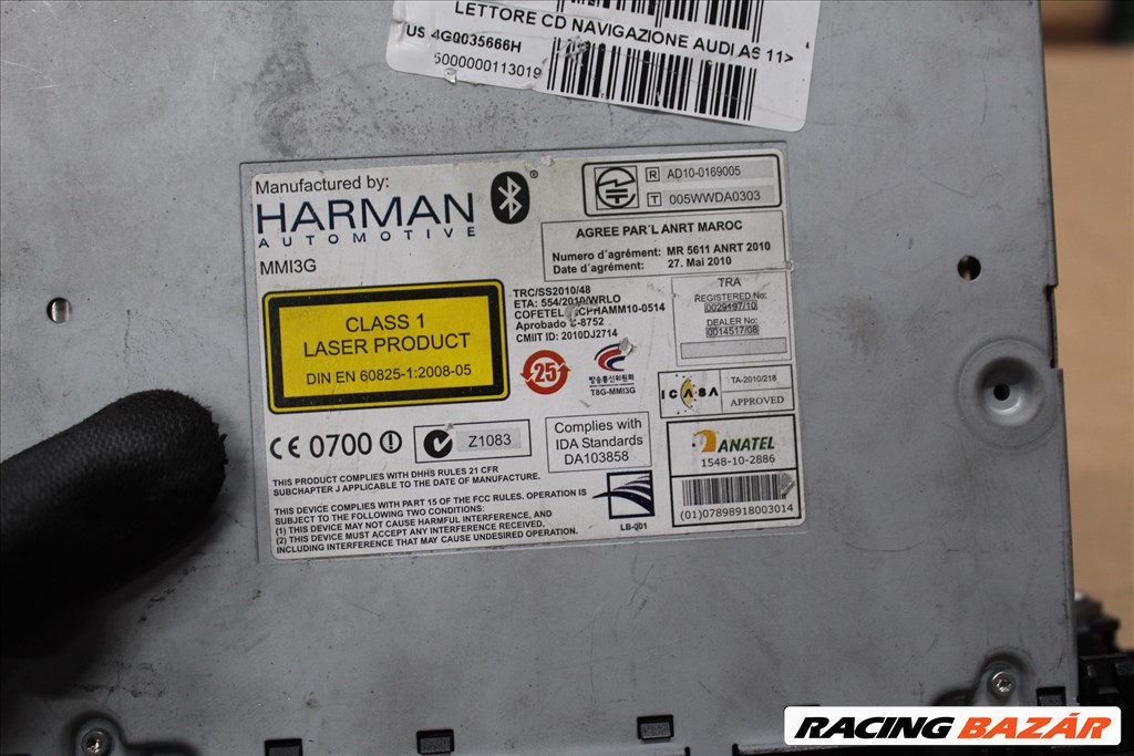 Audi A6 2011-  navigáció  4g0035666h 4. kép