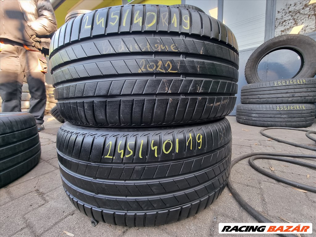  245/40R19" újszerű Bridgestone turanza t005 nyári gumi  2. kép