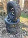  5x112 Skoda/VW/Seat lemezfelni garnitúra, rajta 215/60/16 téli gumikkal