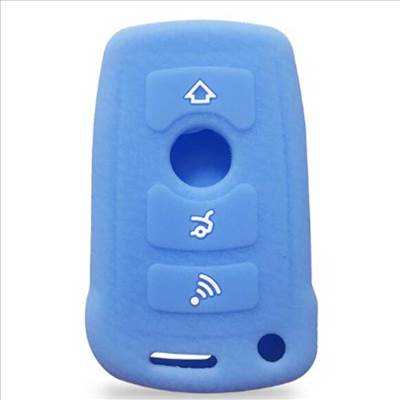 BMW kulcs szilikon tok 3 gombos - Fekete