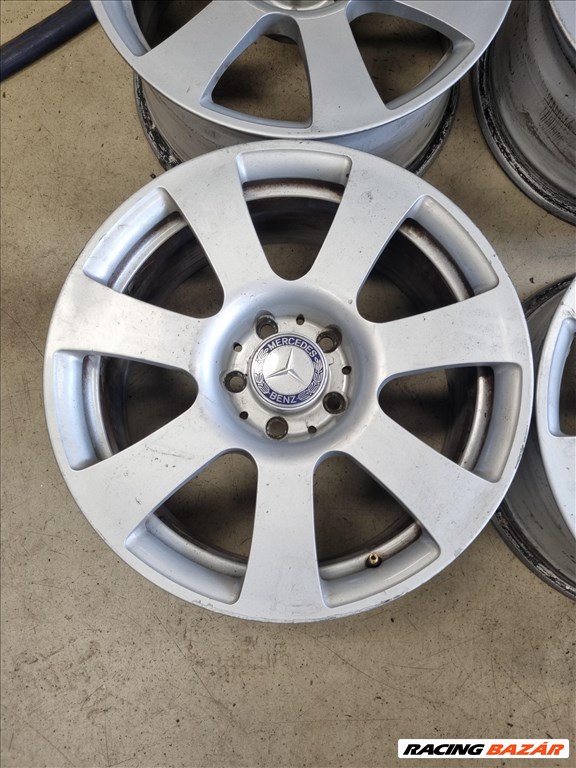  5x112 lyukosztású 8JJ 17" újszerű gyári Mercedes alufelni 2. kép