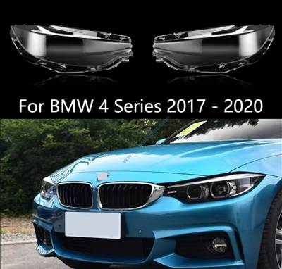 BMW F32 F33 F36 lci lámpabúra, fényszóró búra 2017-2020 Pár (jobb-bal oldal)