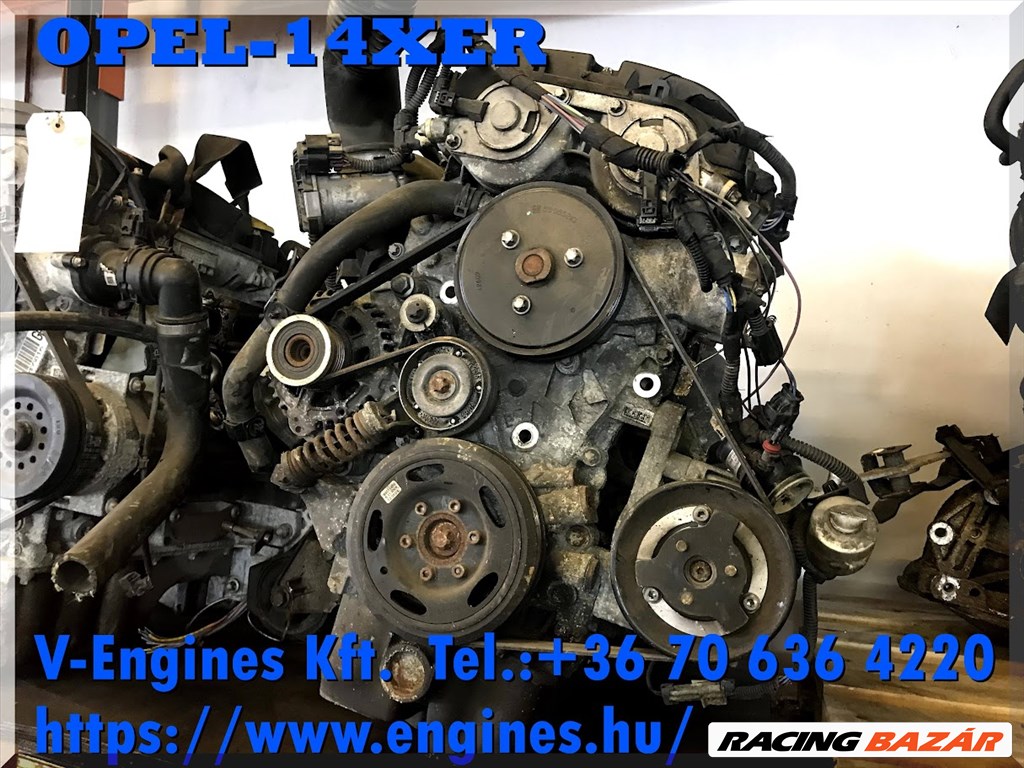 Opel 1,4B, A14XER bontott motor  1. kép