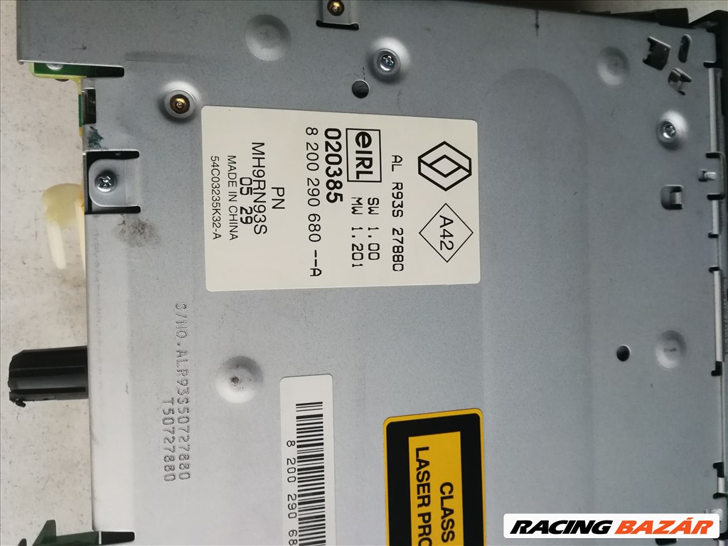 Renault Laguna II cd lejátszó tár és rádió  8200290680 3. kép
