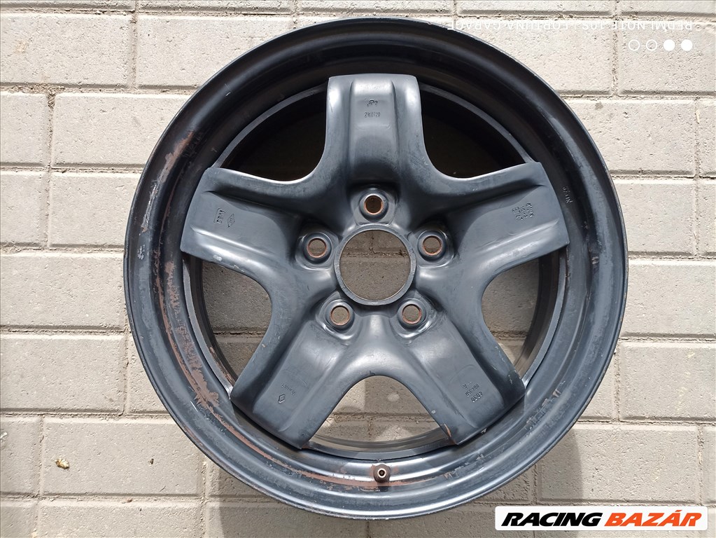5x114,3 16" Renault Struktur használt lemezfelni garnitúra (R598) 6. kép