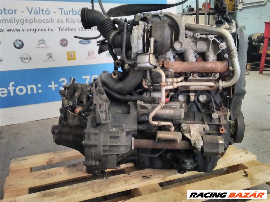 Renault 1,9DCI, F9QL818 bontott motor  2. kép
