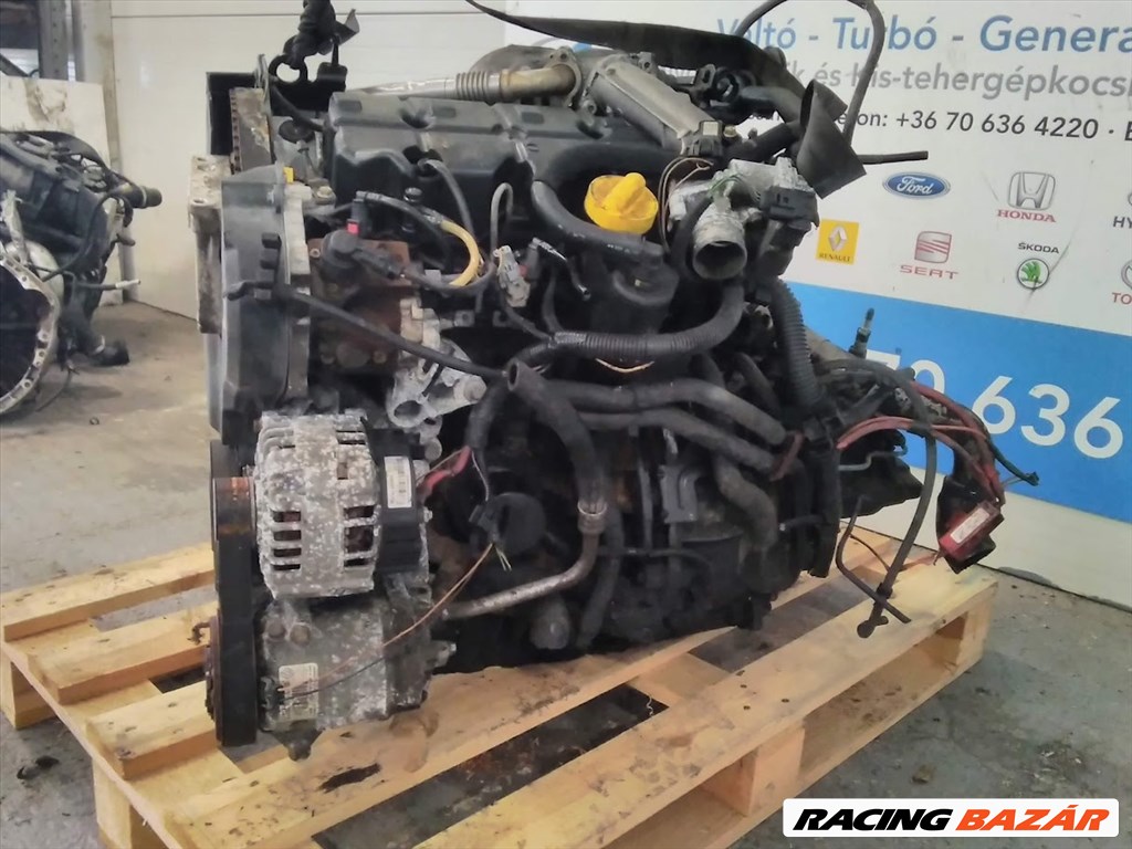 Renault 1,9DCI, F9QL818 bontott motor  3. kép