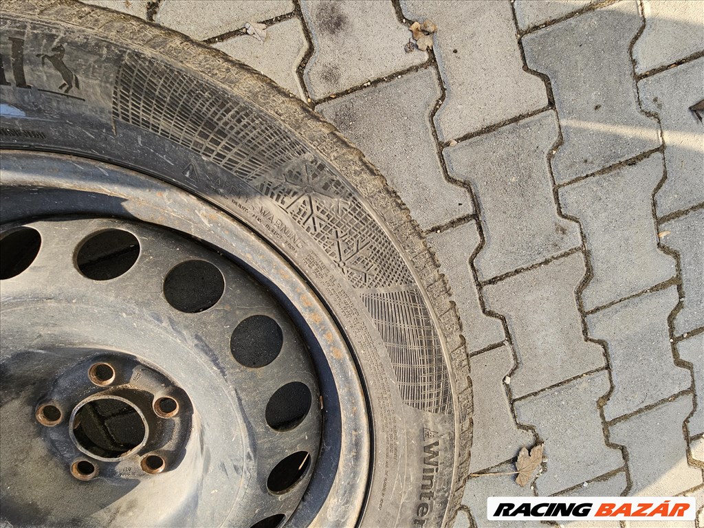  5x100 16" lemezfelni, 205/55 Continental téli gumi (13070) 5. kép