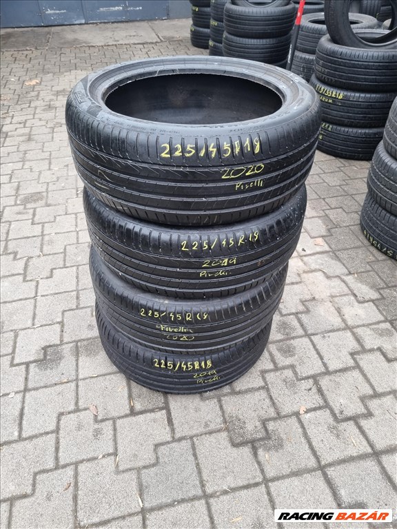  225/4518" újszerű Pirelli CinturatoP7 P7C2 nyári gumi 4db  1. kép