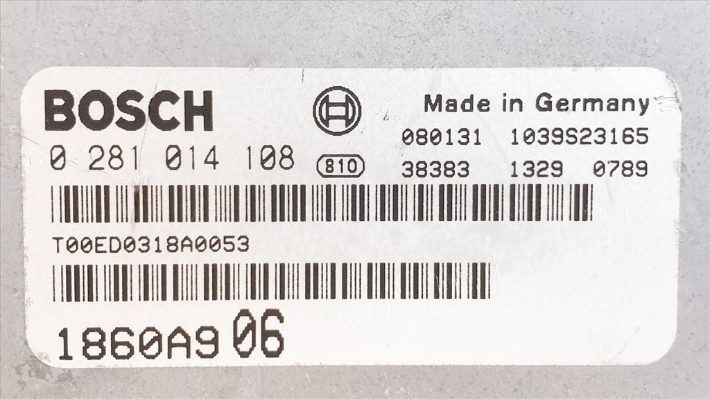 508680 Mitsubishi Outlander 2, Motorvezérlő, 0281014108, 1860A906, Bosch. 4. kép