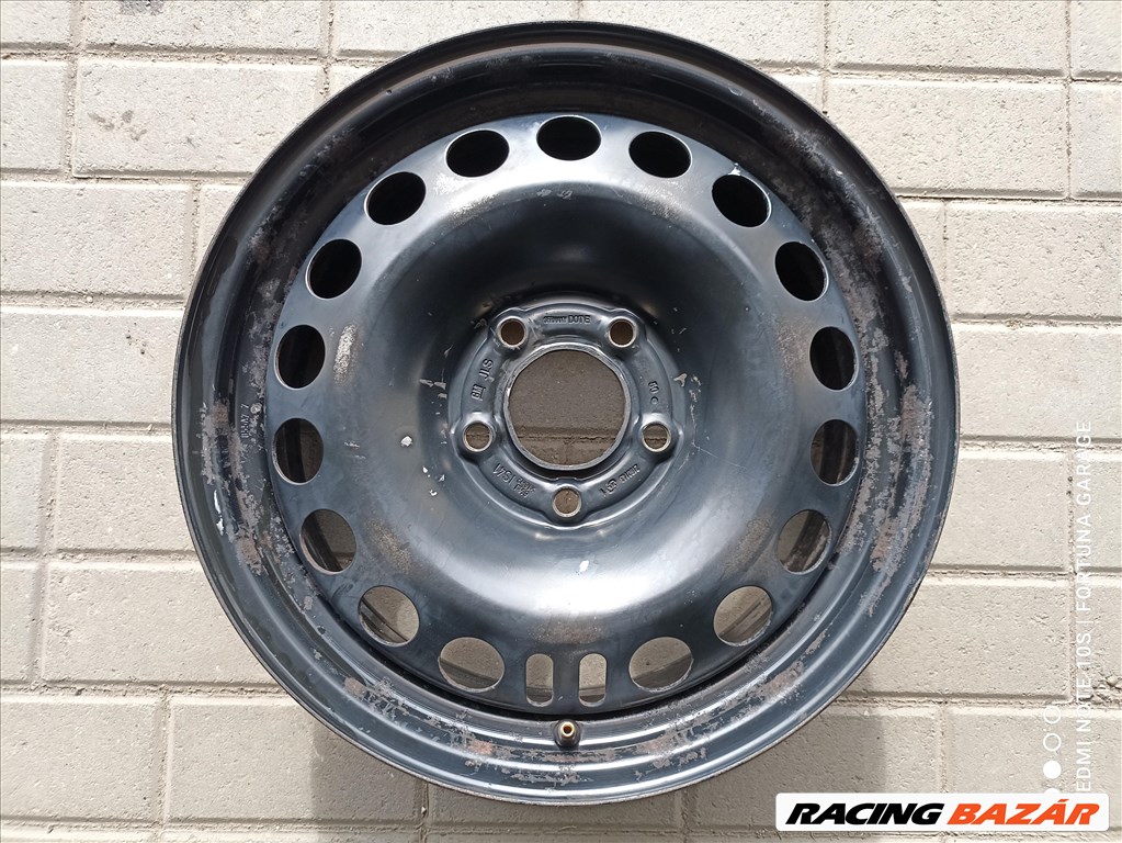 5x115 16" Opel használt lemezfelni garnitúra dísztárcsával (R600) 3. kép