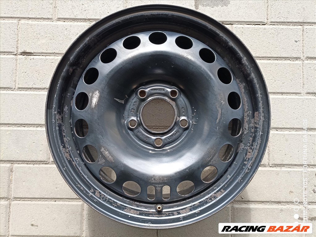 5x115 16" Opel használt lemezfelni garnitúra dísztárcsával (R600) 4. kép