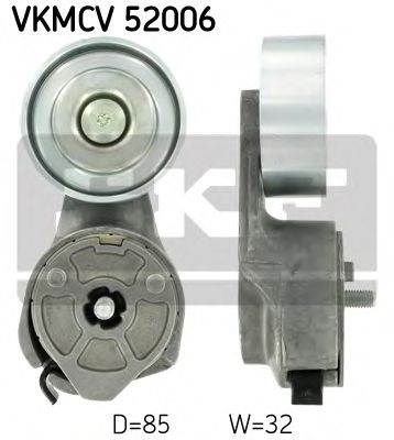 SKF VKMCV 52006 - hosszbordásszíj feszítőgörgő DAF IVECO