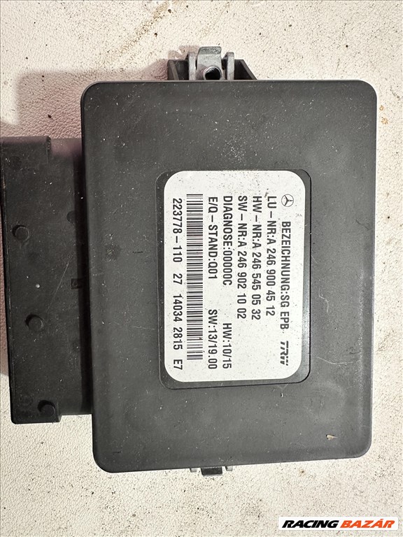 Mercedes A B CLA GLA elektromos kézifék vezérlő a2469004512 1. kép