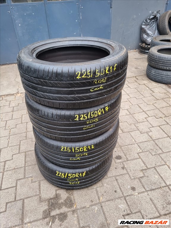  225/5017" újszerű Continental ContiSportContact 5 nyári gumi 4db  1. kép