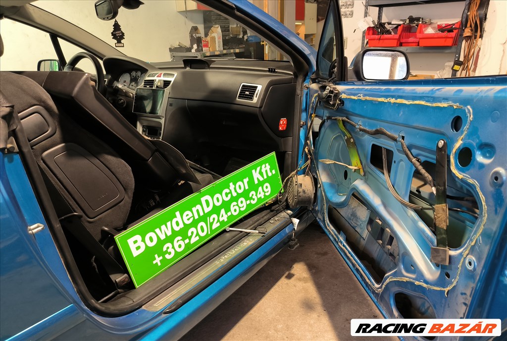 peugeot 307 cabrio ablakemelő javítás,szereléssel is,szett,csúszka,bowdenszett 36. kép
