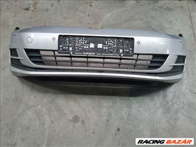 Volkswagen Golf VII első lökhárító LA7W (4 radaros, lámpamosós) (16089)